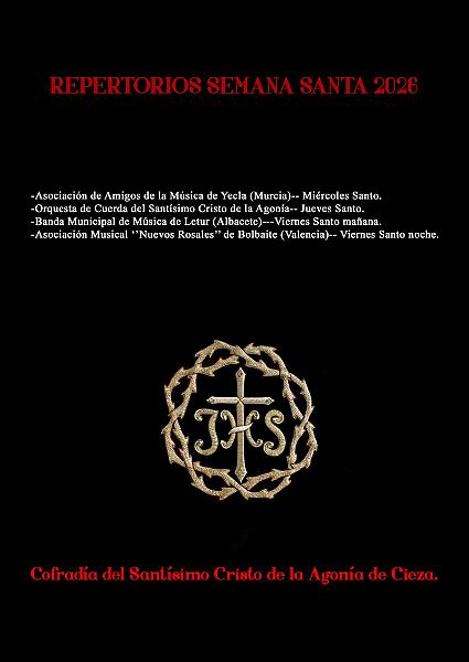 REPERTORIOS 2026 COFRADÍA DEL SANTÍSIMO CRISTO DE LA AGONÍA.pdf